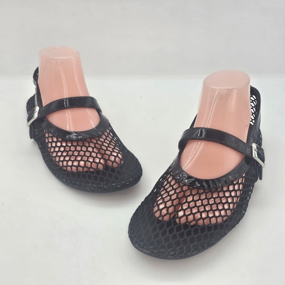 Tony Bianco Mesh Mia Mary Jane Flats Black Women’s Size 9 - Picture 4 of 13